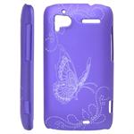 Butterflies Cover for HTC Sensation (Purple)